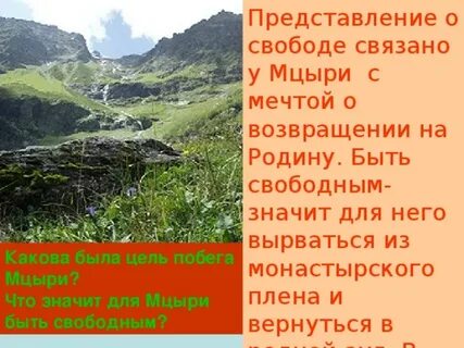 Любовь к родине мцыри