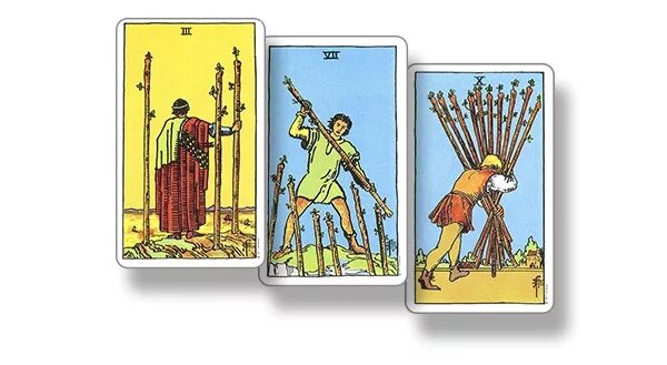 7 жезлов таро уэйта. Сочетание мир жезлов. 5 жезлов. Шестерка посохов таро уэйта. Сочетание мир жезлов.