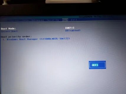 Boot menu acer