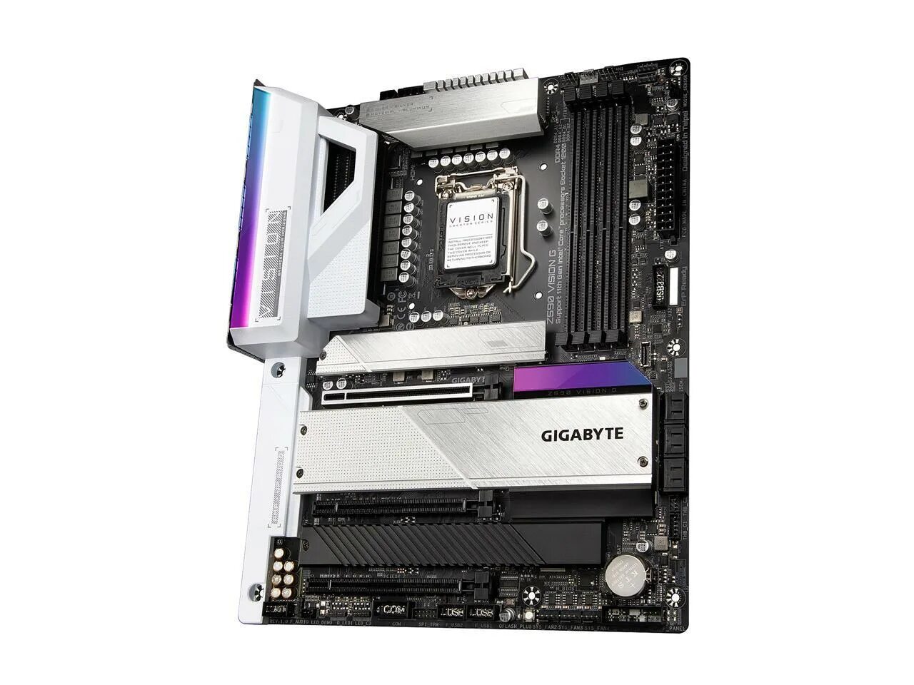 Материнская плата lga 1200 3200 мгц. Gigabyte z590 vision d. 1200 socket – z590.