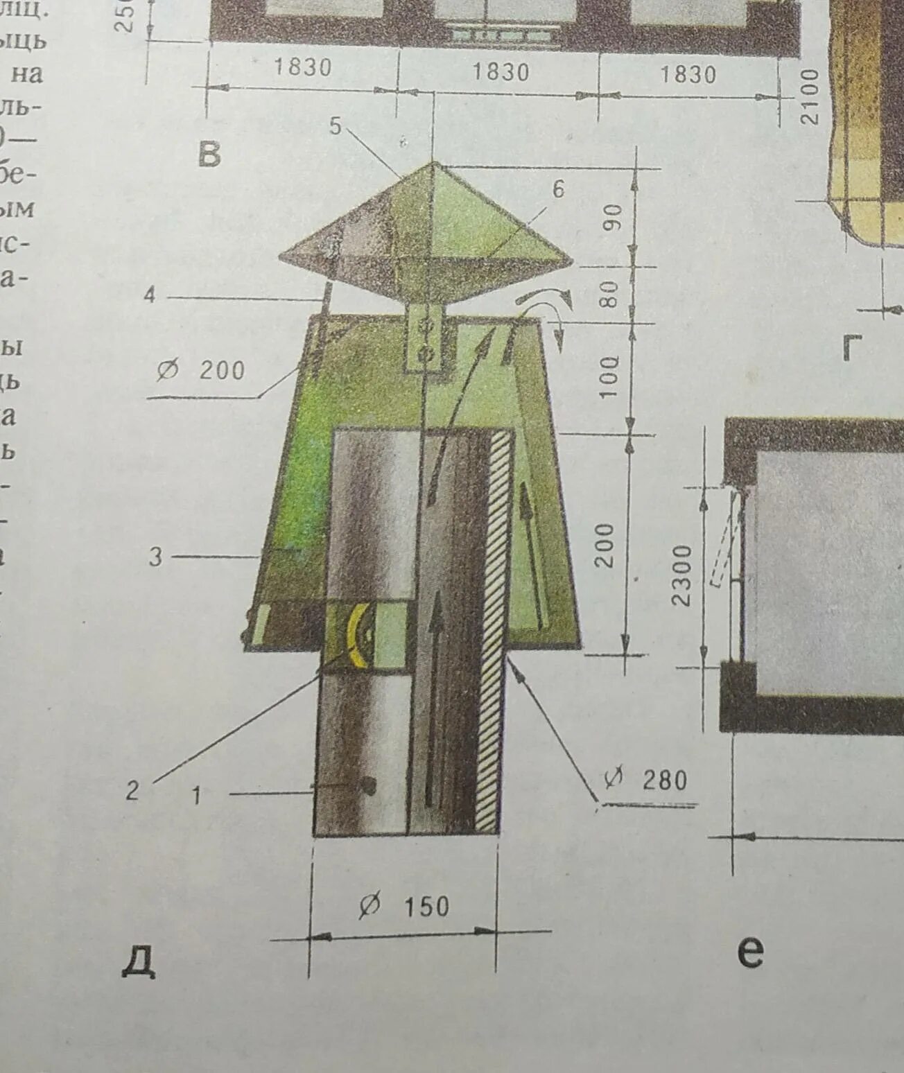 Увеличение тяги дымохода. Дефлектор Вольперта-Григоровича чертежи. Дымовой дефлектор Вольперта Григоровича. Дефлектор на дымоход Вольперта Григоровича. Дефлектор Вольперта Григоровича 110 труба.