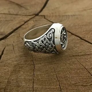 Мусульманское кольцо серебряное