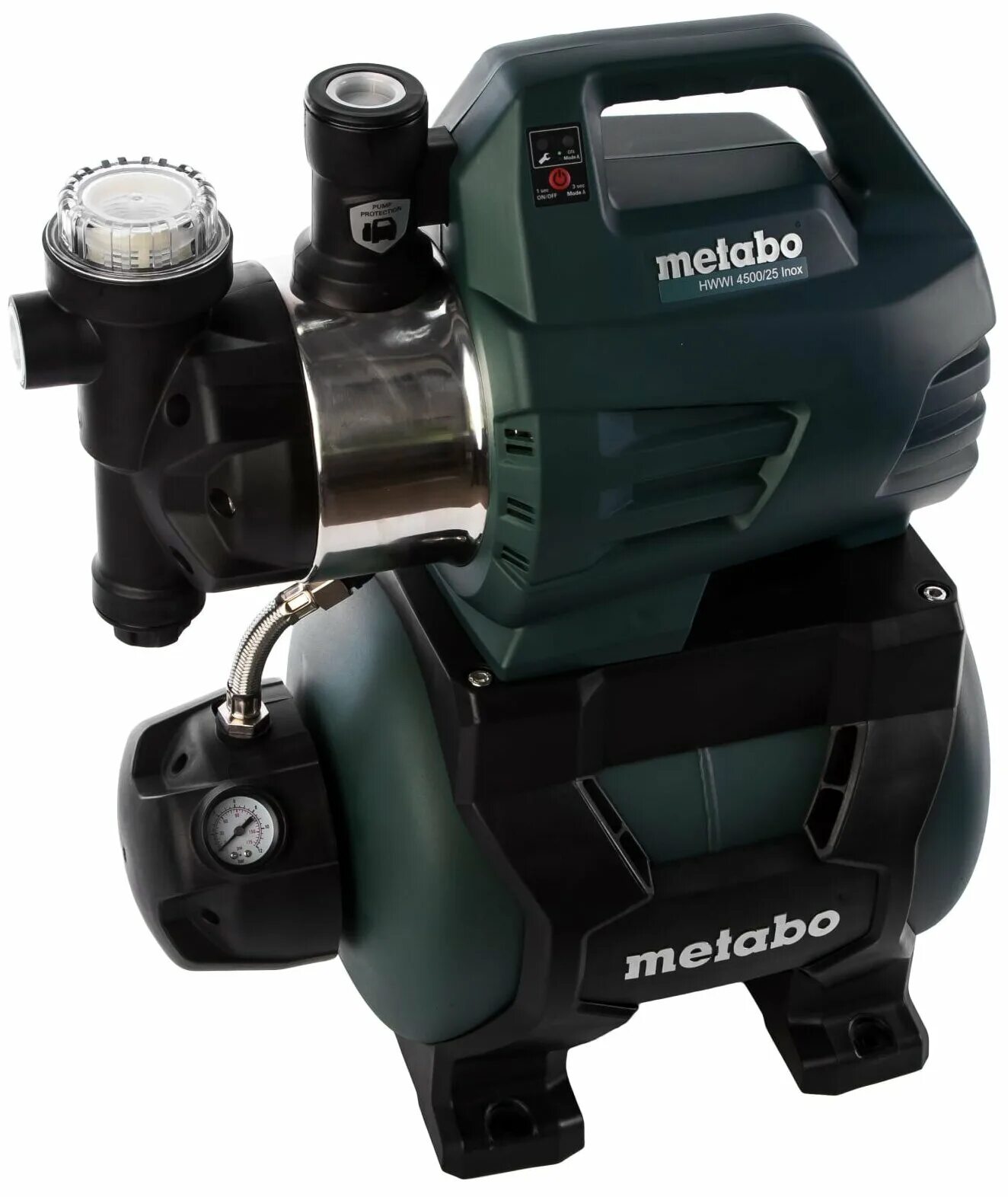 Станция метабо купить. Метабо 4500 насосная. Metabo HWW 4500/25 inox. Насосная станция "Metabo" HWWI 4500/25 inox 1300вт, 24л. HWWI 3500/25 inox насосная станция.