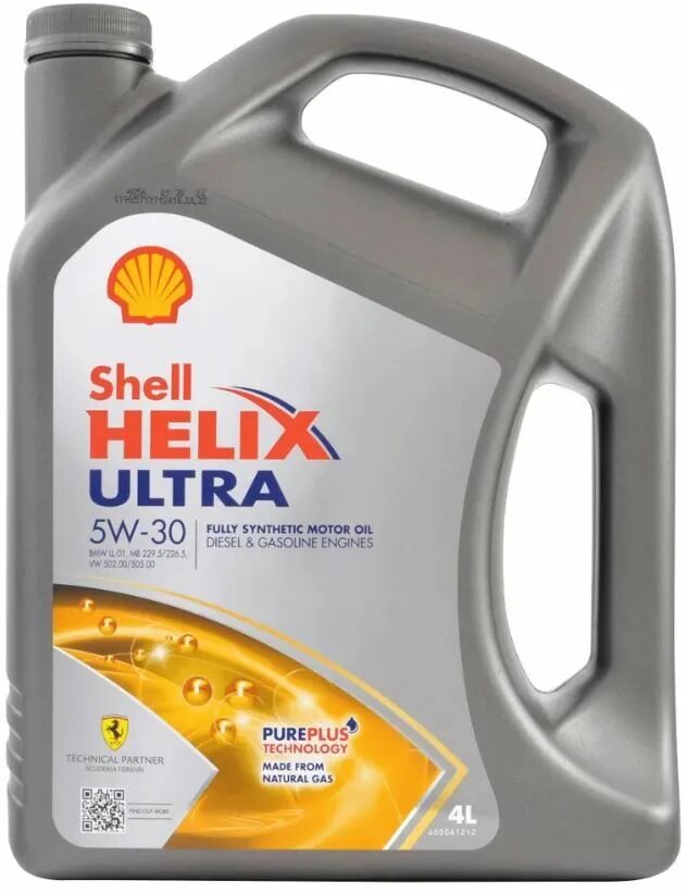 Масло helix ultra 5w30 4л