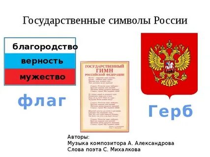 Символы российского государства герб флаг гимн