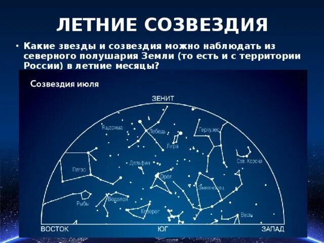 Северное полушарие 22 23 сентября. Созвездия летнего неба Северного полушария. Созвездия Северного полушария летом. Звездное небо летом Созвездие. Созвездия которые видно летом.