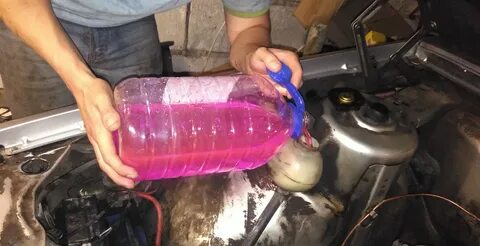 Антифриз замена видео