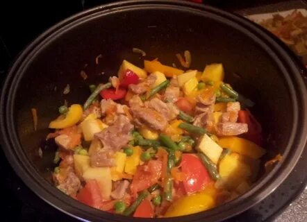 Овощной рагу рецепт с картошкой и мясом