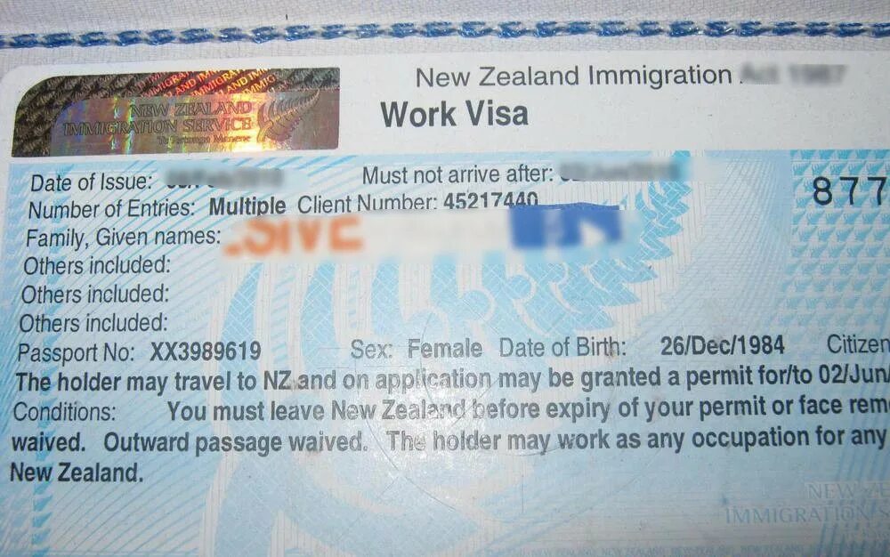Виза в новую зеландию 2024. Новая Зеландия виза. Новозеландская виза. Рабочие визы в новую Зеландию. Виза в новую Зеландию для россиян.