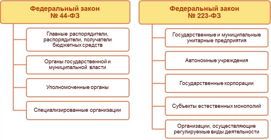 Стороны закупки. Закупки 223 ФЗ схемы. Закупки 44 ФЗ И 223 ФЗ разница. Отличие 44 и 223 ФЗ для чайников. 223 И 44 ФЗ отличия.