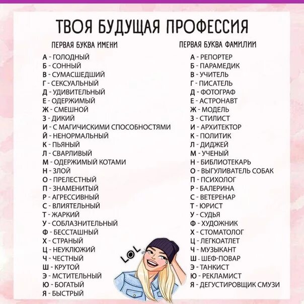 Вторая ваше имя