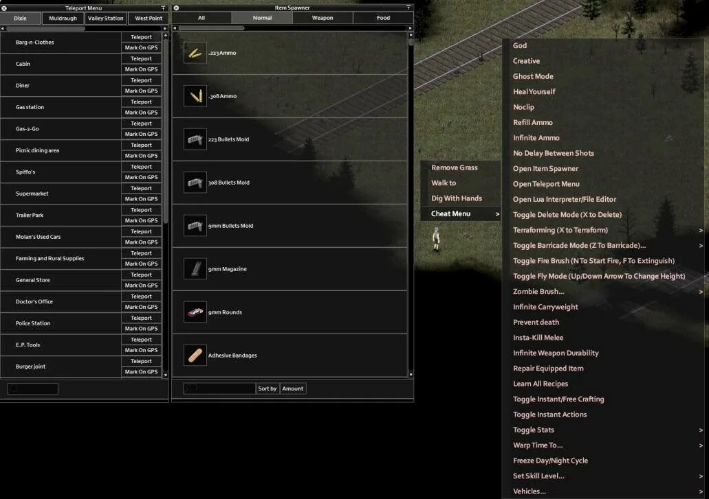 Читы мод меню 4.0 0. Чит меню project zomboid. читы на проджект зомбоид. project zomboid menu. project zomboid меню.