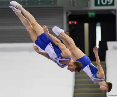 Спортивная гимнастика прыжки на батуте