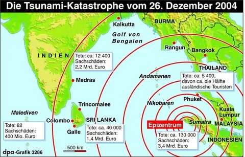 Indischer Ozean Map.