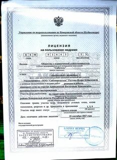 Срок лицензии на недропользование