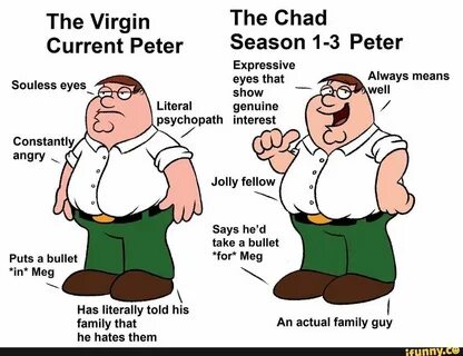 Does anyone rose miss the old Peter griffin or is it just me.