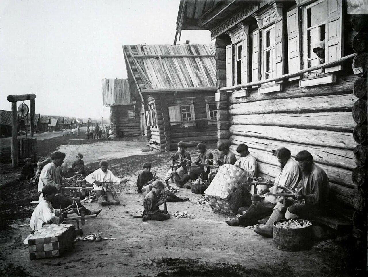 Фотографии россии начала 20. Нижегородская Губерния 19 век село. Крестьяне 19 века Дмитриев.