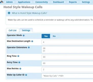 Call form