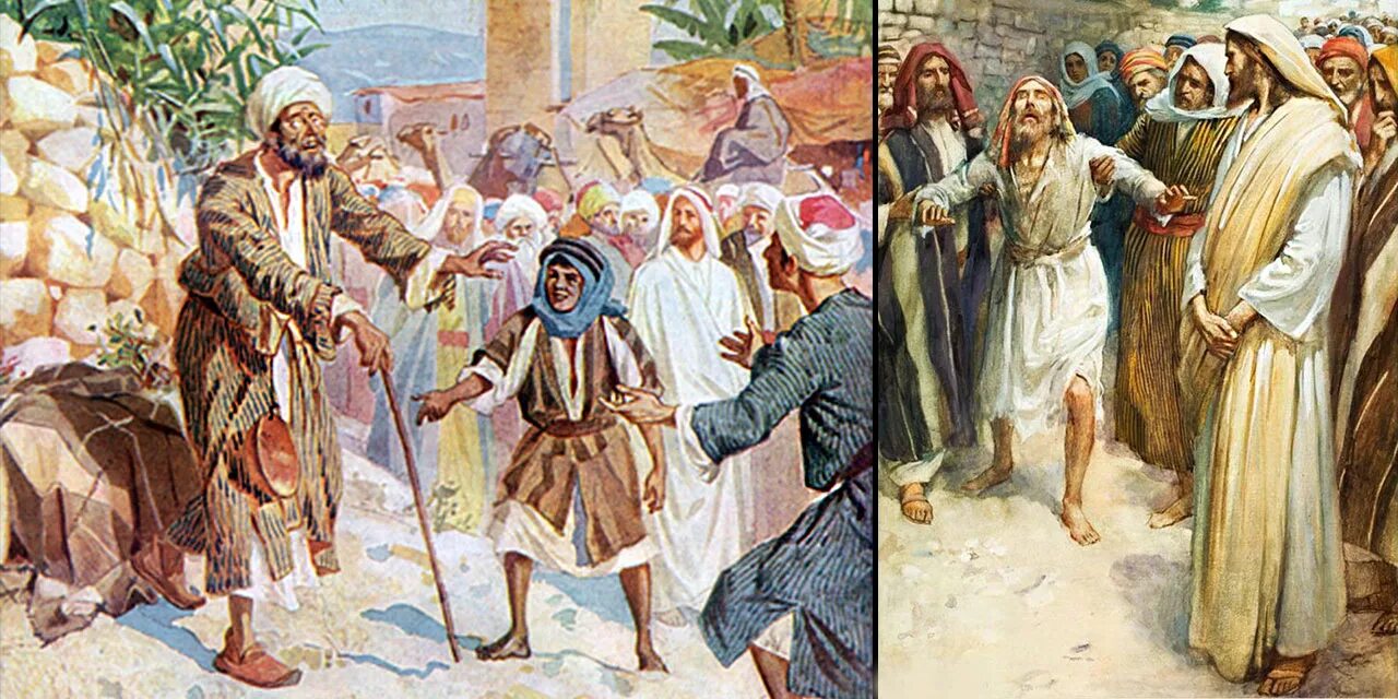 Иисус сын давида. Исцеление иерихонского слепца вартимея. иисус исцеляет вартимея. вартимей сын тимеев. слепой вартимей в библии.