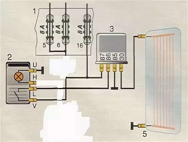 Реле обогрева заднего стекла ВАЗ 2106. Подогрев заднего стекла ВАЗ 2106. Электросхема обогрева заднего стекла ВАЗ 2106. Реле обогрева стекла 2106. Обогрев заднего стекла ваз схема