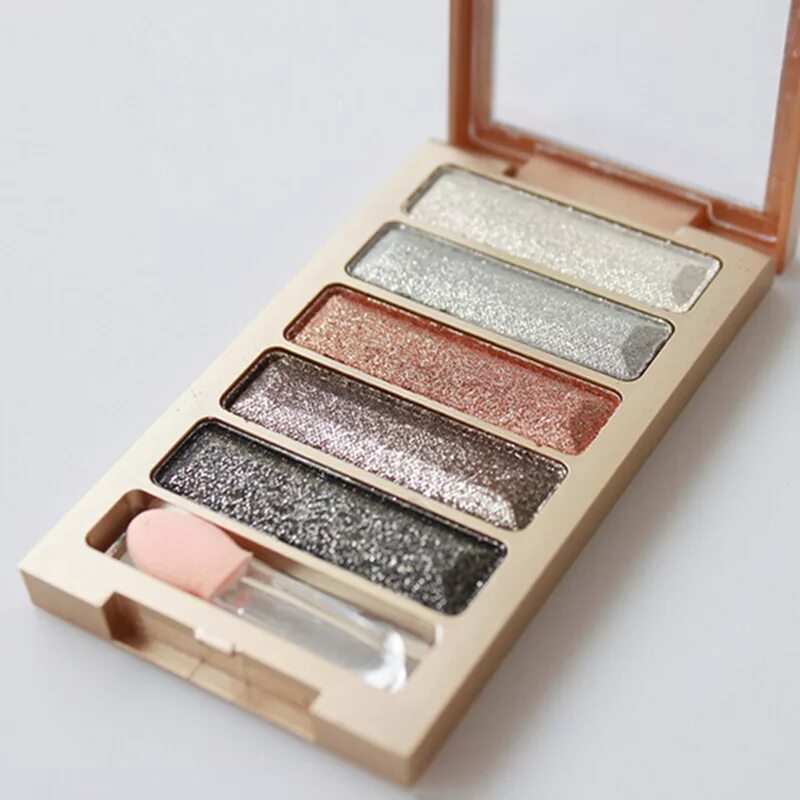 тени для век 5 colors palette. палетка beauty glazed color shades. палитры теней для макияжа. палетка cmaadu. тени модные цвета.