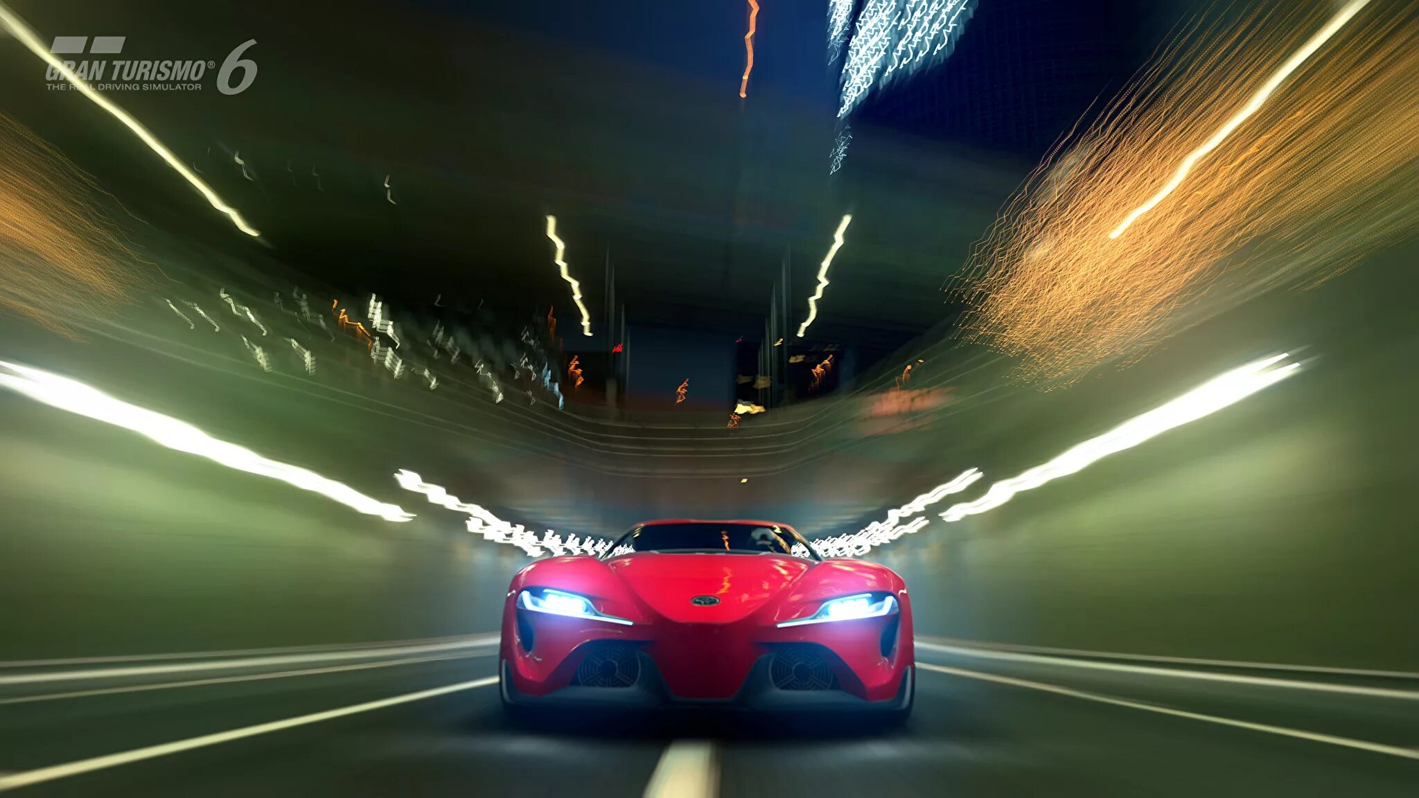 Toyota ft1 Gran Turismo. Машина на скорости. Автомобиль в движении. Гоночные машины ночью.