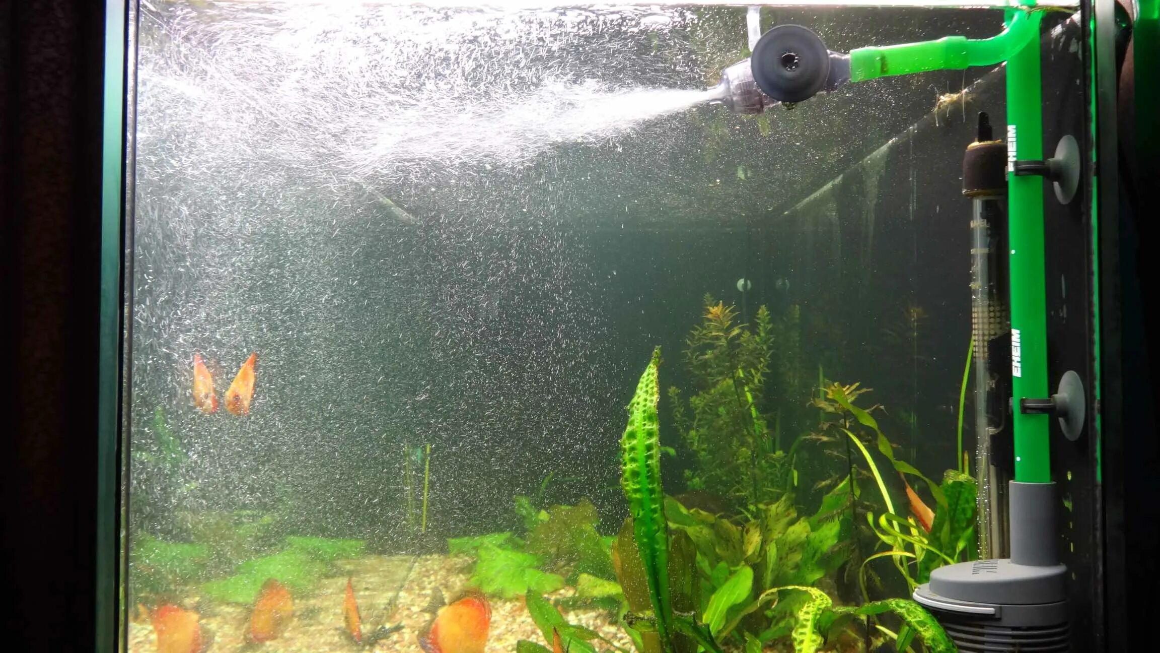 Выключать ли фильтр в аквариуме на ночь. Аэратор для со2 для аквариума. Подача кислорода в аквариум. Система аэрации в аквариуме. Со2 через компрессор в аквариуме.