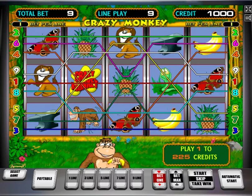 Игровой автомат Crazy Monkey обзор. Играть игровой автомат Хуторок. Crazy Monkey описание игрового автомата.