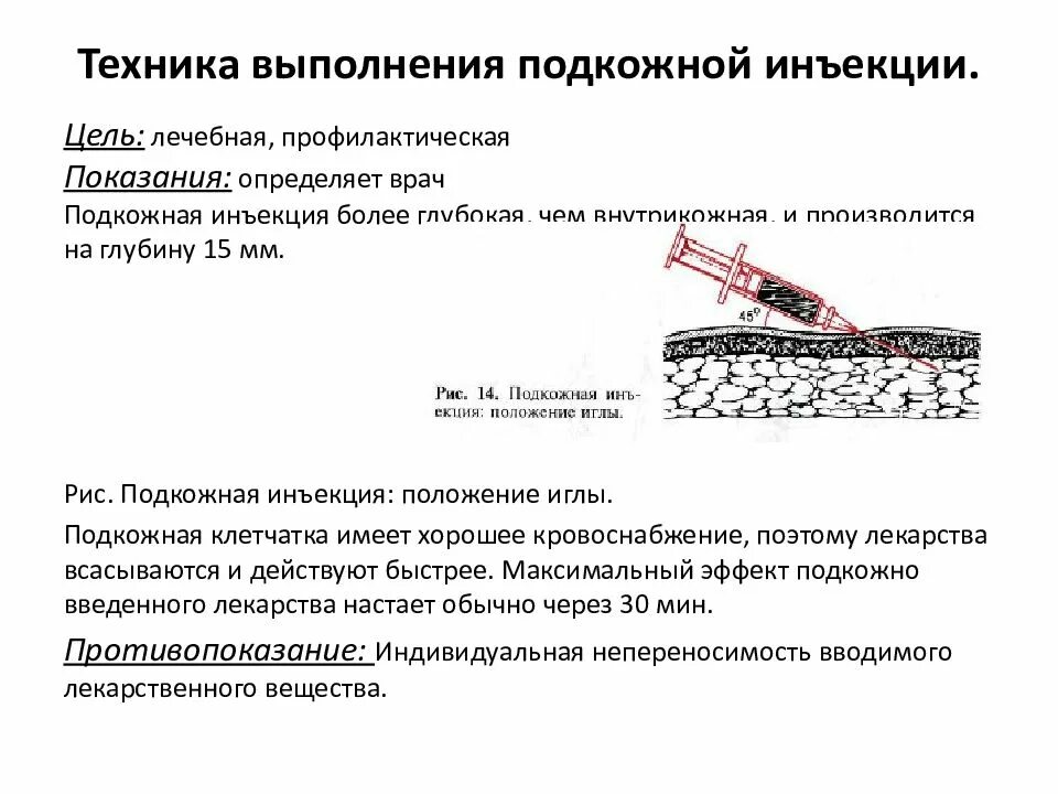 Назначение инъекций. Алгоритм выполнения подкожной инъекции схема. Техника подкожного введения лекарственных средств. При проведении подкожной инъекции игла вводится под углом,. Алгоритм выполнения подкожного введения лекарственных препаратов.