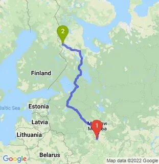 Расстояние костомукша