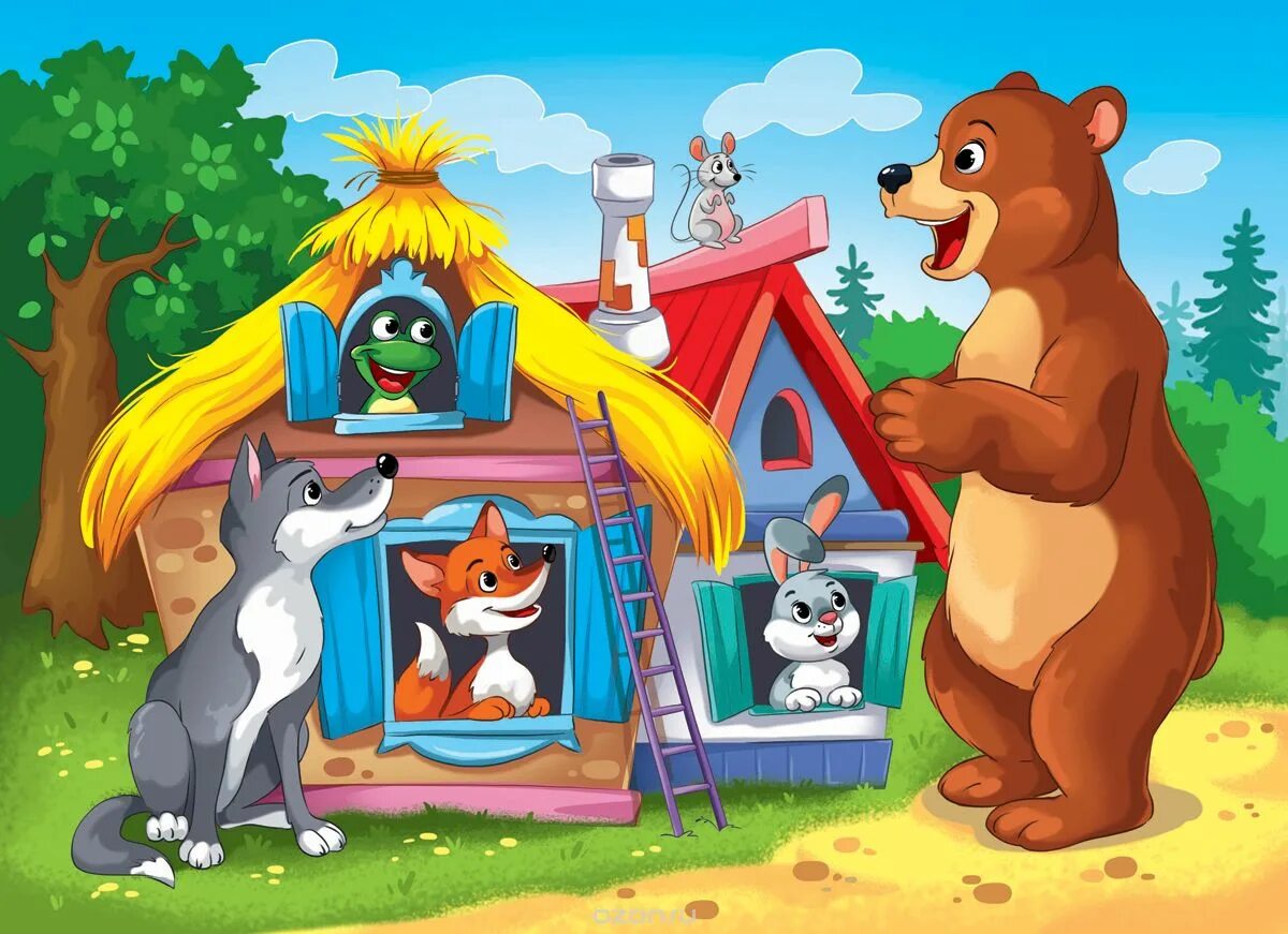 Фланелеграф теремок. Звери строят дом. Илюстрацыя к сказке терем. Теремок. Иллюстрация к сказке теремок.