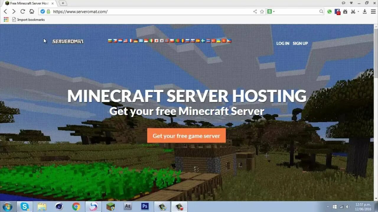 Minecraft host. Minecraft host