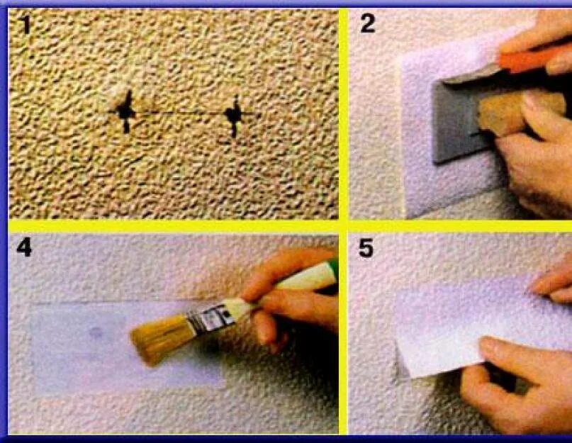 Ремонт куска обоев. Заделать дырку на обоях. Задекорировать дырку на обоях. Заклеить дырку на обоях. Заделать дырку в обоях на стене.
