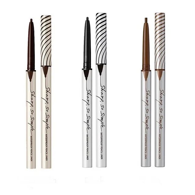 Sharp so simple. Clio sharp so simple waterproof pencil liner. clio sharp, so simple waterproof. clio sharp so simple waterproof pencil liner #02 brown. p-line black.