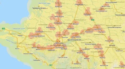 Станица ленинградская краснодарский край на карте