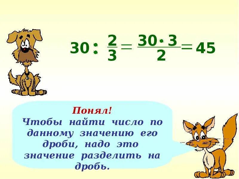 Нахождение числа по его дроби. Нахождение дроби числа. Правило нахождения числа по его дроби. Нахождение числа по значению его дроби 6 класс.