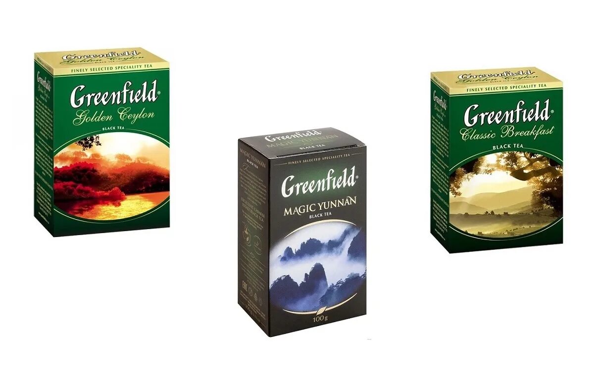 Виды чая greenfield. Чай Гринфилд с чабрецом. Greenfield Magic Yunnan в пакетиках. Чай Гринфилд черный в пакетиках.