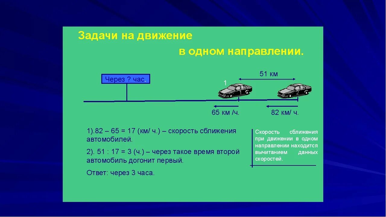 Как решаются задачи на движение. Как решать задания на движение 5 класс. Задачи на движение в одном направлении формулы. Задачи на скорость 1 класс. 82 км в час