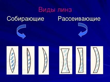 Виды линз