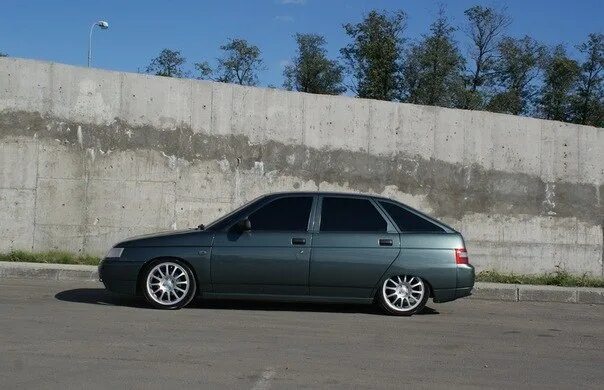 Занижение на -90 мм (Клаксон) Lada 2112, 1,6 л, 2009 года тюнинг DRIVE2
