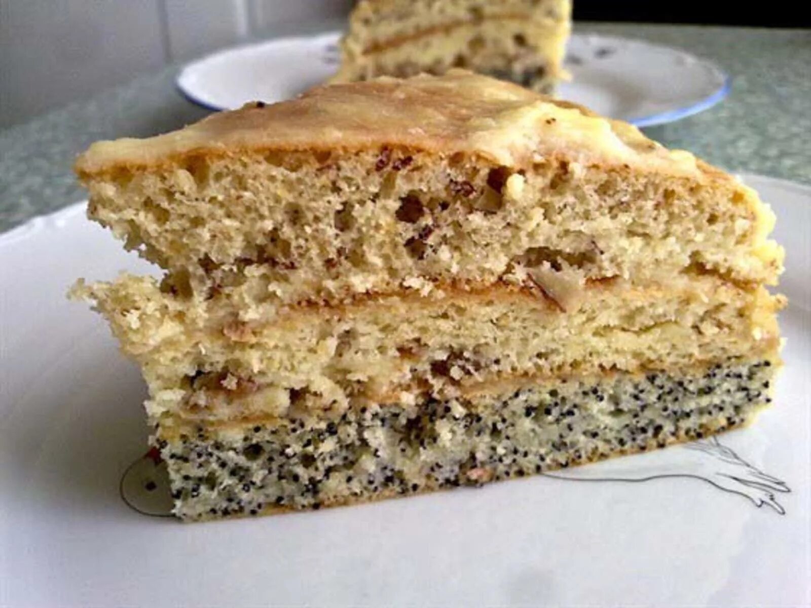 торт трехслойный с маком. торт 3 слойный изюм орехи мак. торт три коржа маковый ореховый изюмный. торт трехслойный дамский каприз. маковый бисквит, грецкий орех.