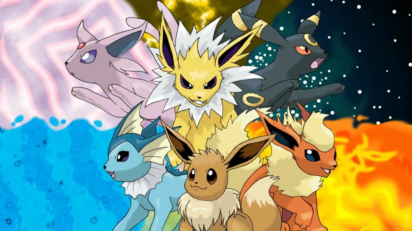 Покемон сайт. Pokemon Eevee Evolution. Джолтеон Эволюция. Покемон eeveelution. Покемоны эспеон и Джолтеон.