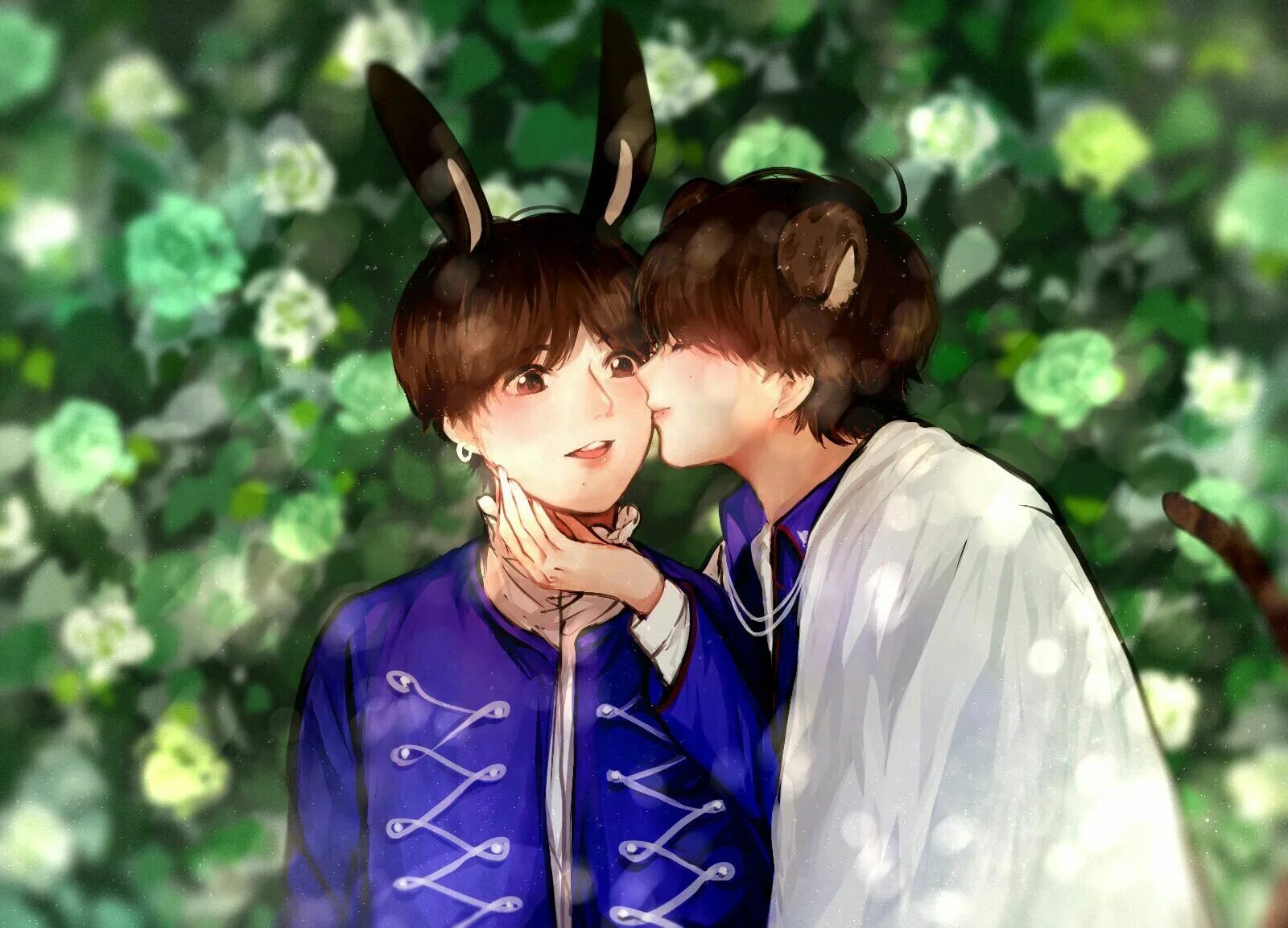 Вигуки фф 21. Вигуки BTS. BTS Art Вигуки. Арты БТС Vkook. BTS Vkook Art.