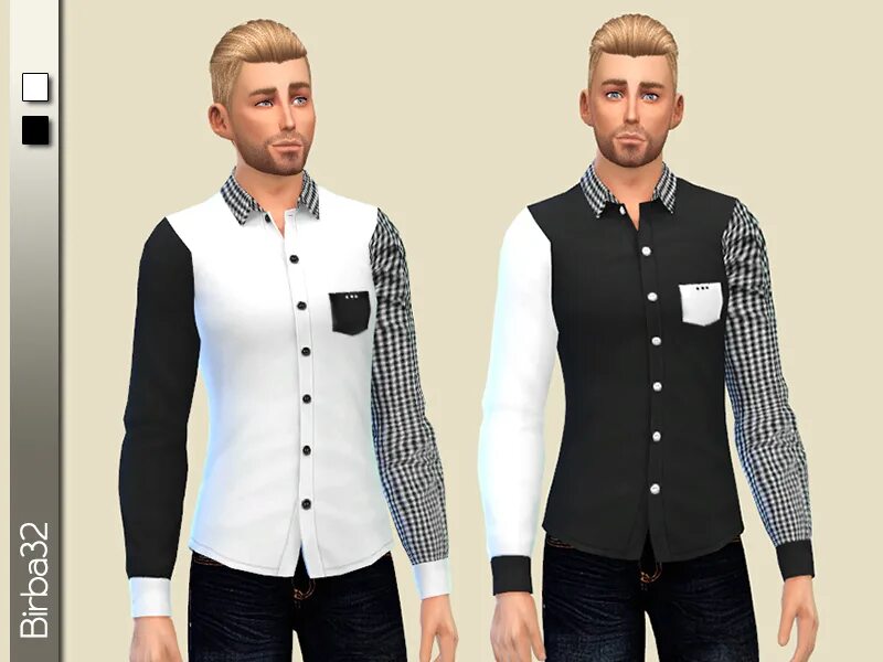 Симс 4 мужская сборка. Modern Menswear симс 4. Рубашка симс 4. SIMS 4 Birba Shirts. Симс 4 рубашка мужская.