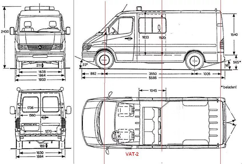 Схемы спринтер классик. Габариты Мерседес Бенц т1. Спринтер 901 чертеж. Мерседес Спринтер 1995 года габариты. Mercedes Sprinter 308 габариты.