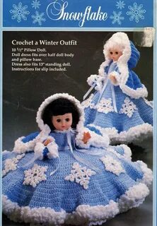 Crochet pillow dolls