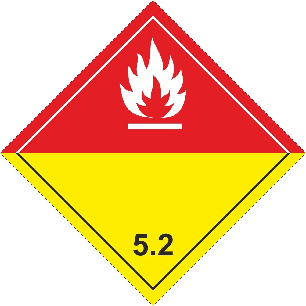Табличка опасный груз 5.1. Знак опасности класса 5.1 окисляющие вещества. Знак 5.2 ДОПОГ. Опасные грузы 5.1 класса опасности. Знаки допог