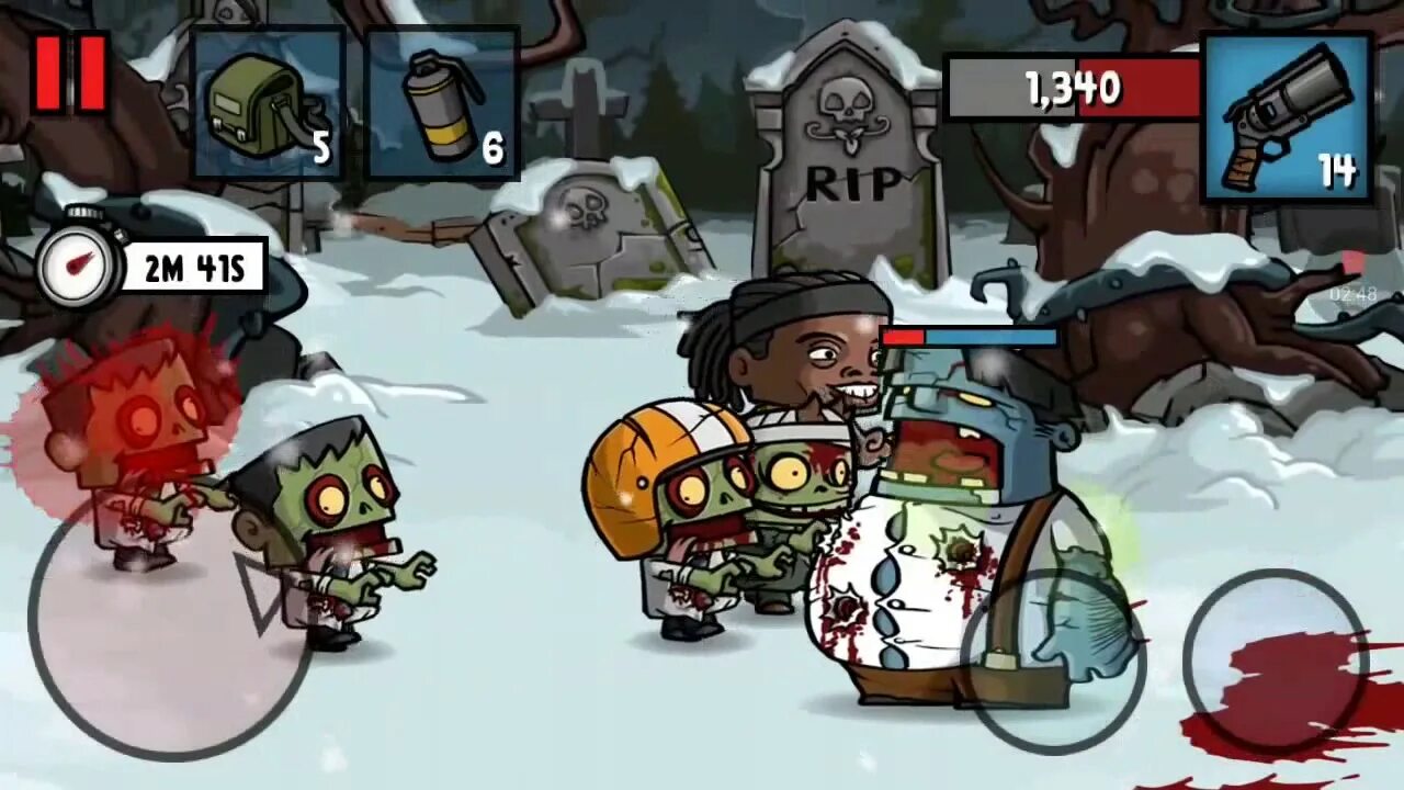 Игра Zombie age 2. Огромные боссы зомби игр.