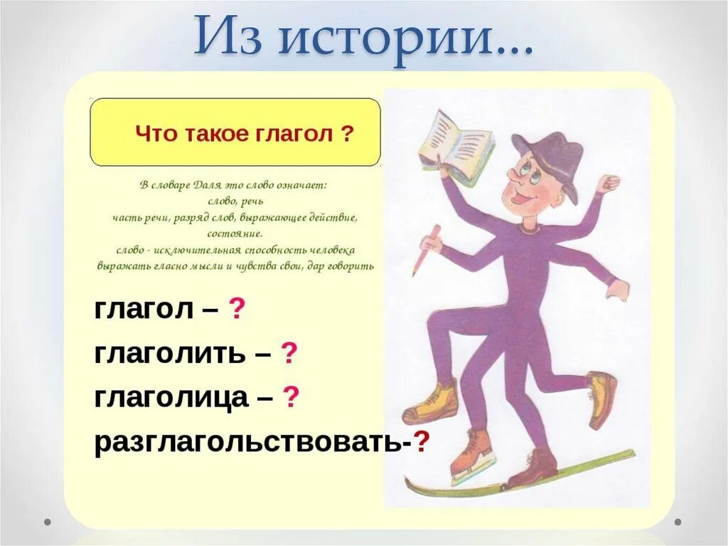 Что такое глагол?. Презентация на тему глагол. Тема глагол. Загадка про глагол. Глаголы речи и мысли