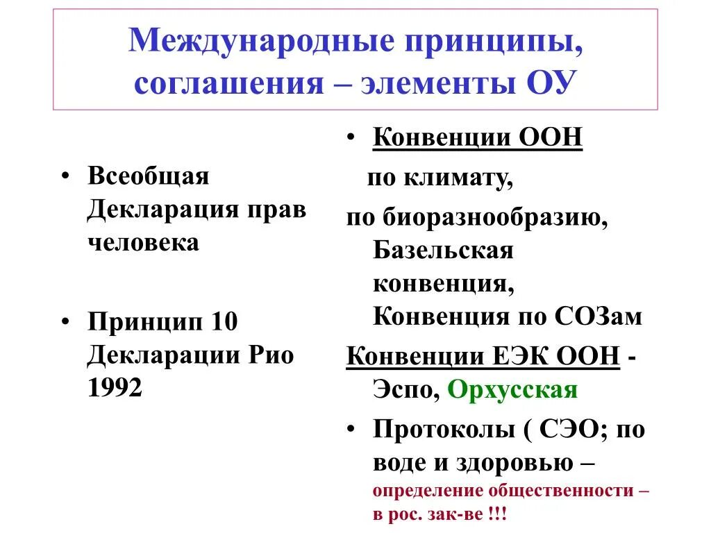Принципы конвенции оон. Конвенция эспо. базельская конвенция презентация. базельская декларация. принципы конвенции.